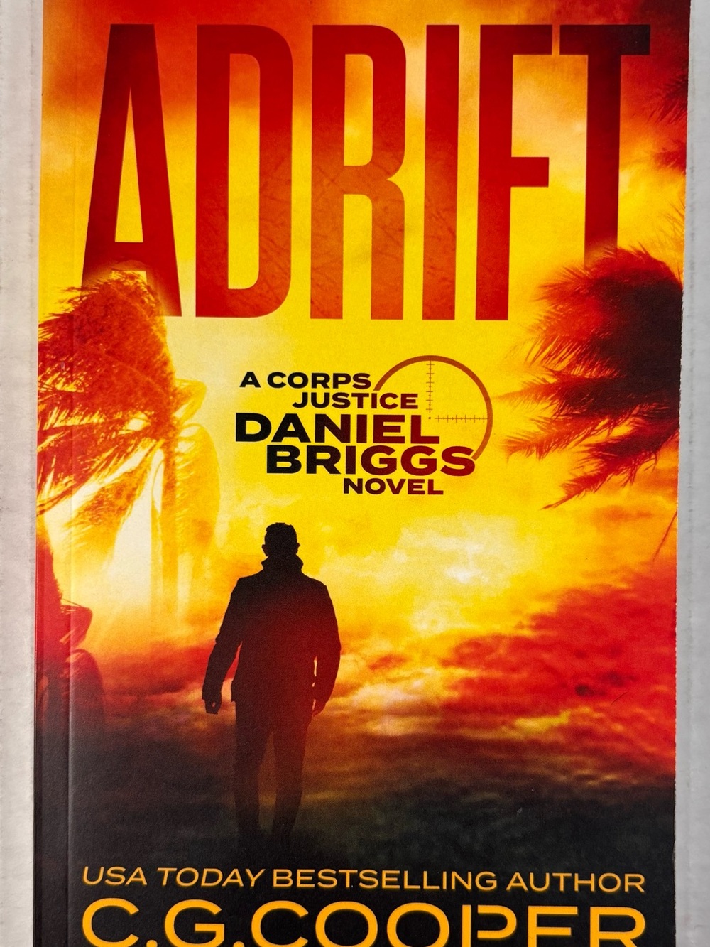 Adrift Corps Justice Daniel Briggs novel C G Cooper marine navy mystery